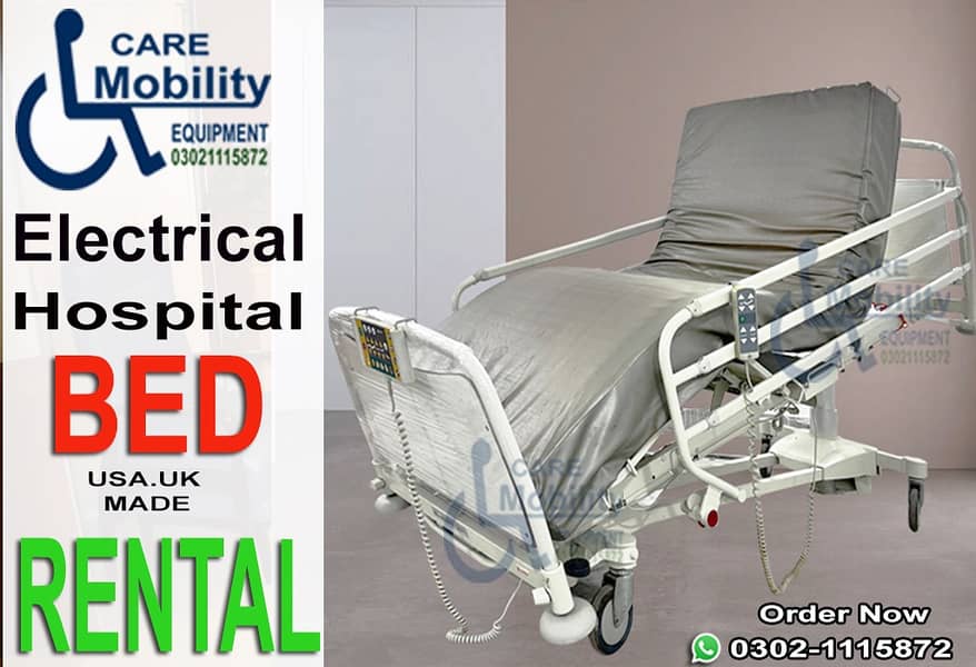 Surgical Bed , Hospital Bed , Patient Bed , Electric bed on Rent 11