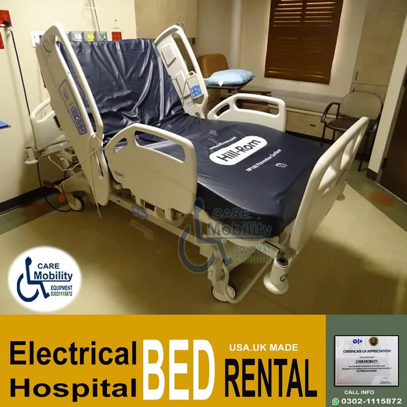 Patient bed on rent /Hospital Bed For Rent / Electric bed on rent 3