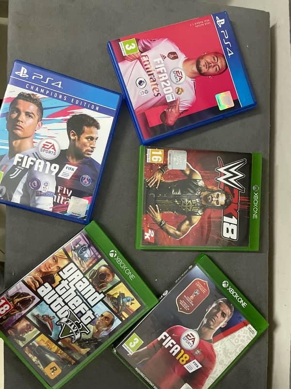 fifa 18,19,20 and Wk18 for Xbox one and ps4 0