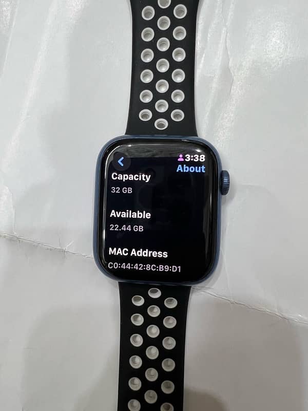 Apple watch series 7 45mm, blue clor 4