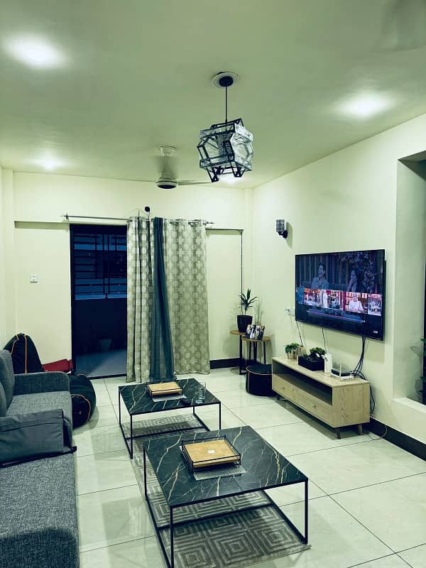 Full Furnished Apartment Saima Excellency 2200 Square Feet Flat In Gulshan-e-Iqbal Is Available 0