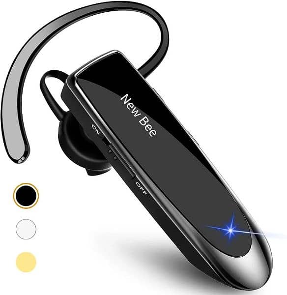 New bee Bluetooth Earpiece V5.0 Wireless Handsfree Headset 3