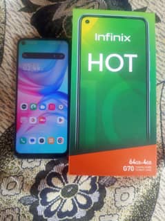 Infinix hot 10 4/64 all okay PTA approve with box