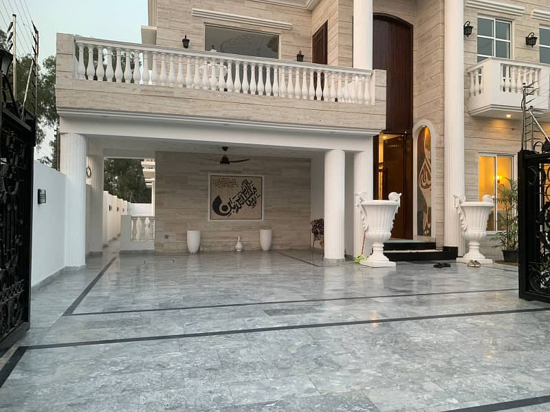 1 Kanal Brand New Luxury Designed Double Heighted House With Basement Available For Sale In Bahria Town Lahore. 1