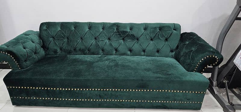 Bottle Green 3-Seater Sofa 2