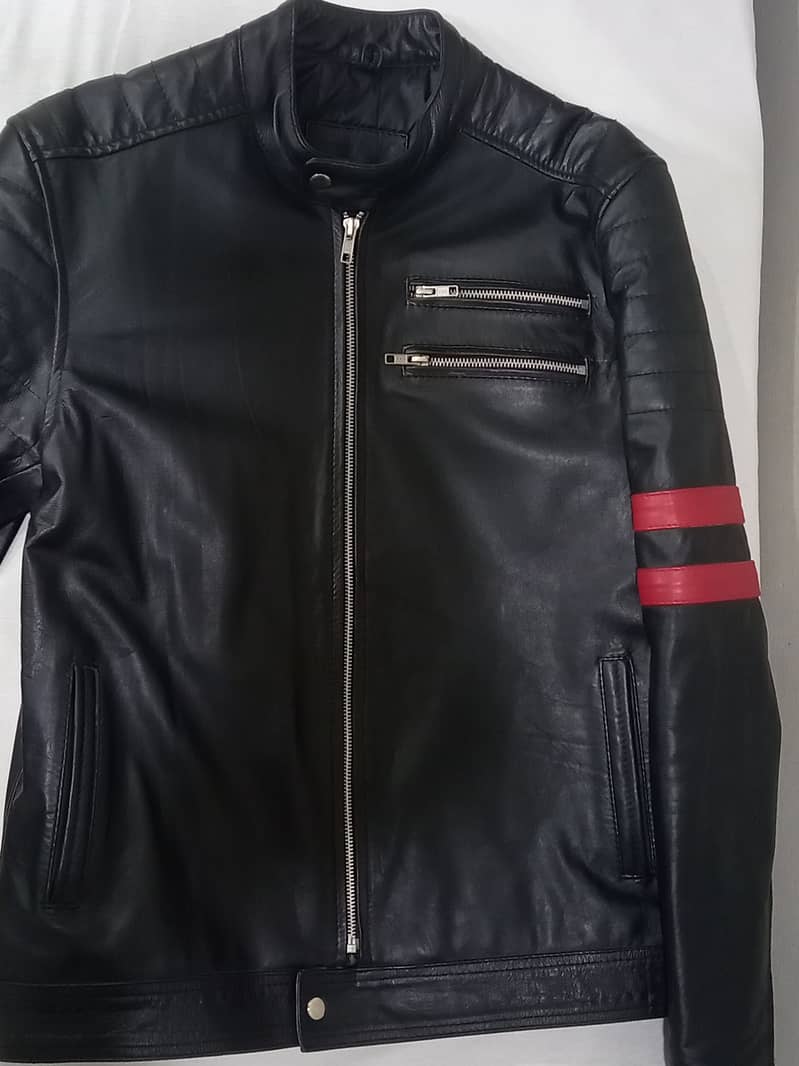 Black Cow Leather Jacket 3