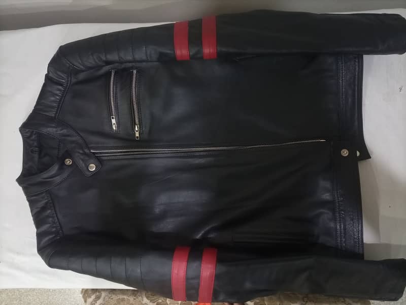 Black Cow Leather Jacket 5