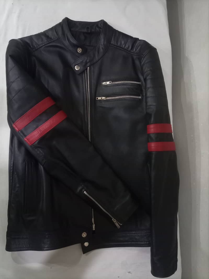 Black Cow Leather Jacket 6