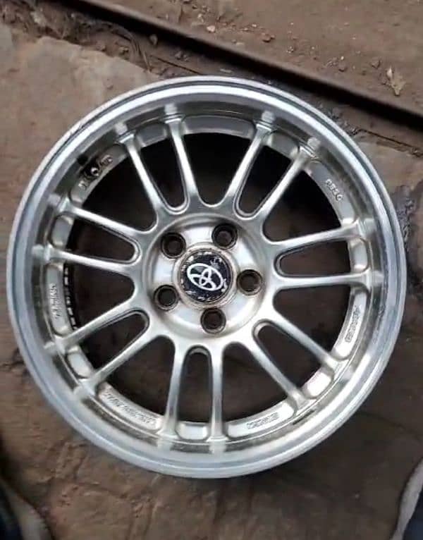 15" 5×100 pcd monoblock rims 0