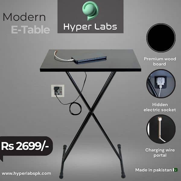 Modern E-Table (Pure Black) 0