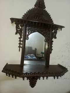 Beautiful, elegant and wooden mirror