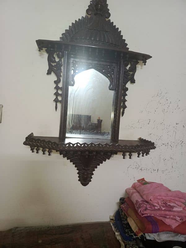 Beautiful, elegant and wooden mirror 2