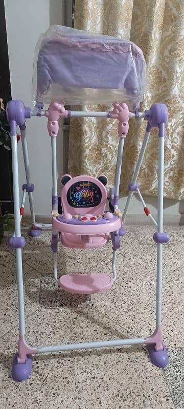 Baby swing beautiful color and 10/10 condition 0