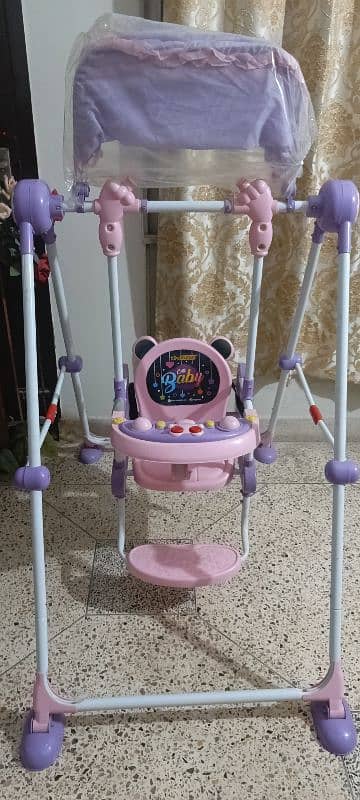 Baby swing beautiful color and 10/10 condition 5