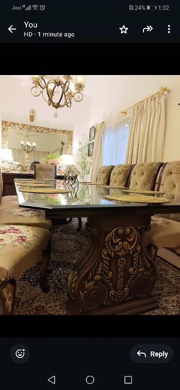 Luxury 10 Seater Dining Table 0