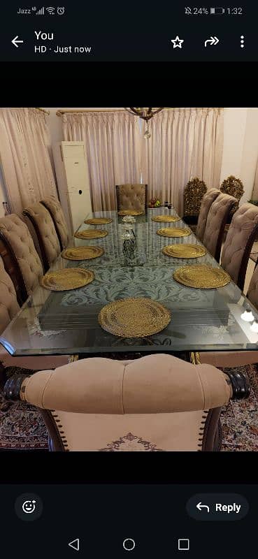 Luxury 10 Seater Dining Table 2