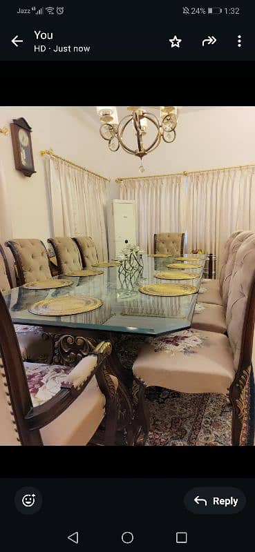 Luxury 10 Seater Dining Table 3