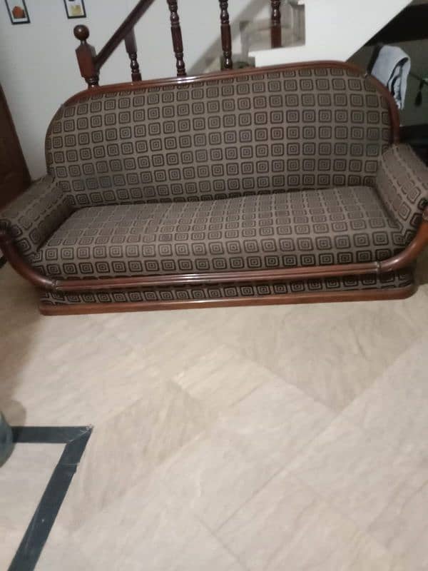 Pure Wooden Sofa Set Available 0