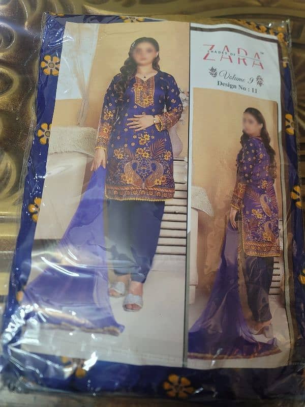 2 Pc Malai Fabric Suit 8