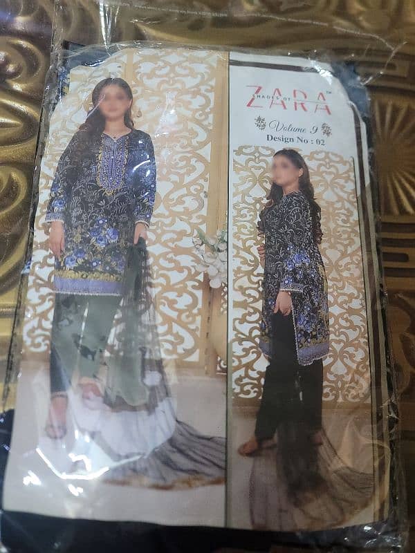 2 Pc Malai Fabric Suit 10