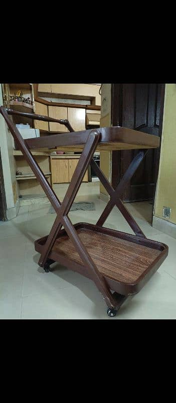 Pure Wooden Trolley 0