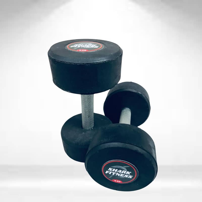 DUMBELL PAIR/ DUMBBELSS / RUBBER COATED DUMBBELLS /HOME GYM EQUIPMENTS 3