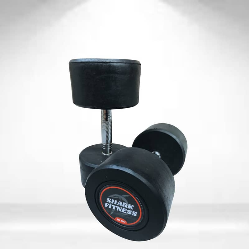 DUMBELL PAIR/ DUMBBELSS / RUBBER COATED DUMBBELLS /HOME GYM EQUIPMENTS 9