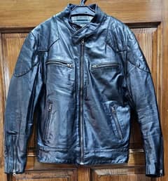 Leather Jacket David Beckham Motorcycle Black Original