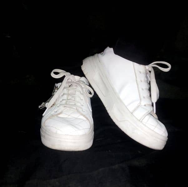 Fency white sole shoes 1