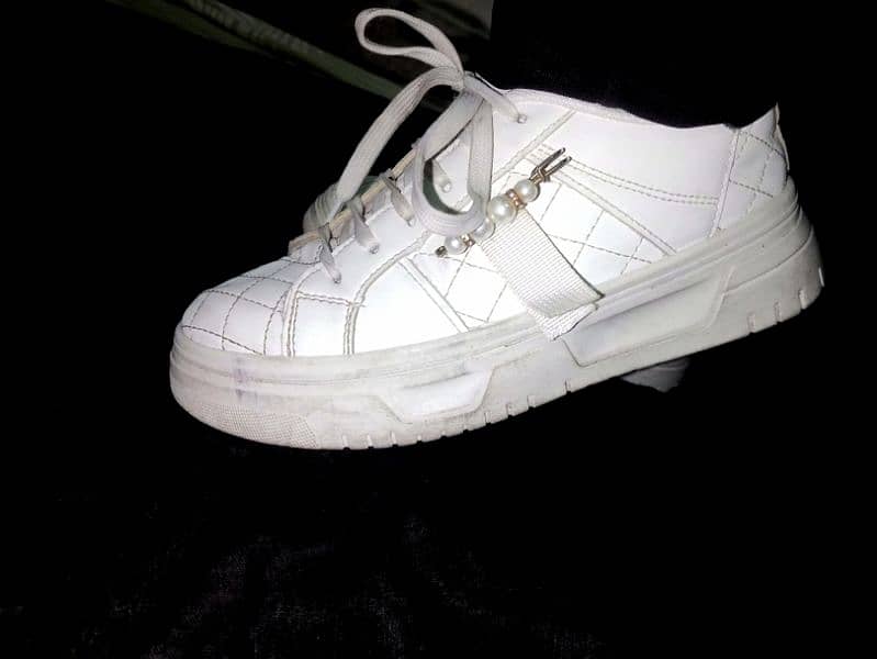 Fency white sole shoes 2