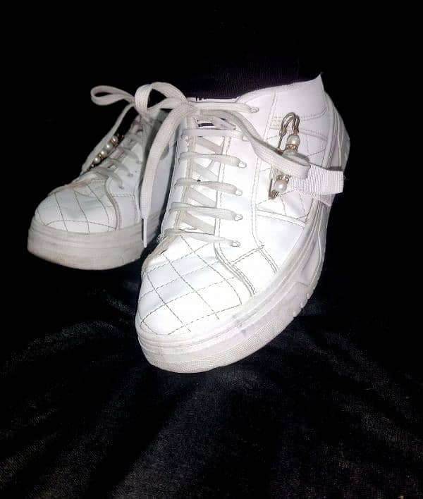 Fency white sole shoes 4