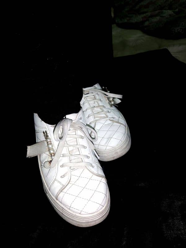 Fency white sole shoes 5