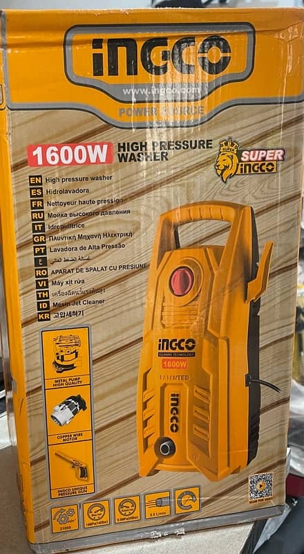 INGCO HPWR1600 High Pressure Washer 1