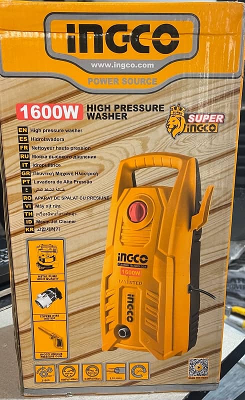 INGCO HPWR1600 High Pressure Washer 2