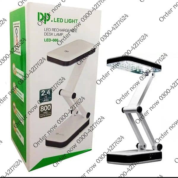 LED Desk Lamp Stepless Dimmable Touch Foldable Table Lamp Bedsi 4