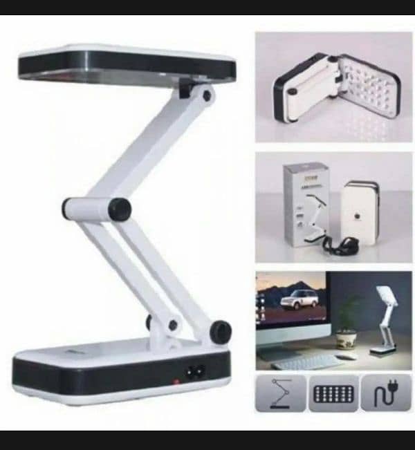 LED Desk Lamp Stepless Dimmable Touch Foldable Table Lamp Bedsi 9