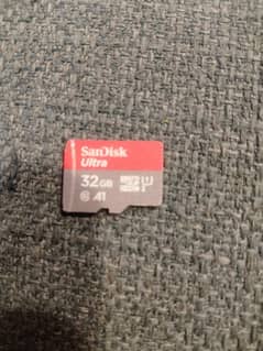 SANDISK MEMORY CARD . .