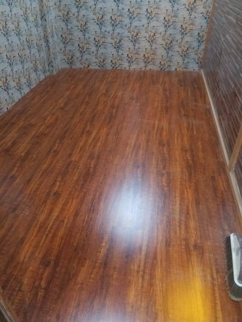 Wooden Flooring Laminate Semi gloss Vinyl Flooring Pvc Tile High Glous 15