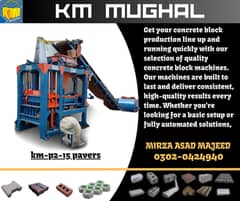 High-capacity block machines, Paver and block machines, Tufftiles.