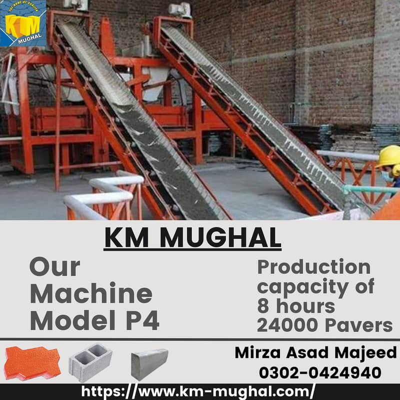 High-capacity block machines, Paver and block machines, Tufftiles. 10