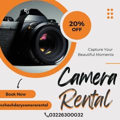 DSLR CAMERA ON RENT, Lens, Rent, Canon, Sony ,Lens / Rent A Camera