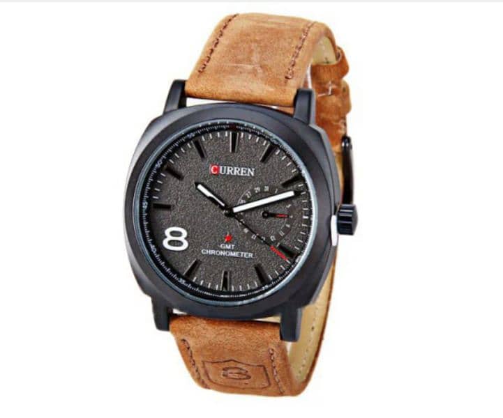 Branded watches| Popular Watches| Leather band watches| Curren Watch| 0