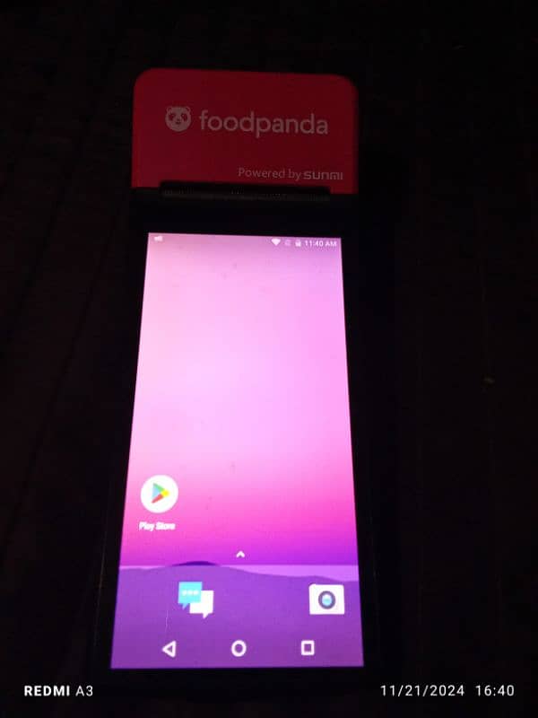 food panda device sunmi V2pro 1