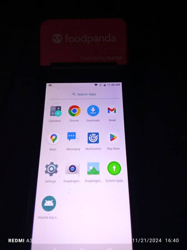 food panda device sunmi V2pro 2