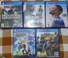 ps4 pro 10/10 latest 2 controller 5 games