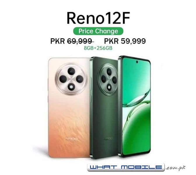 Oppo Reno 12F 4G 8/256 New Non Active Green 0