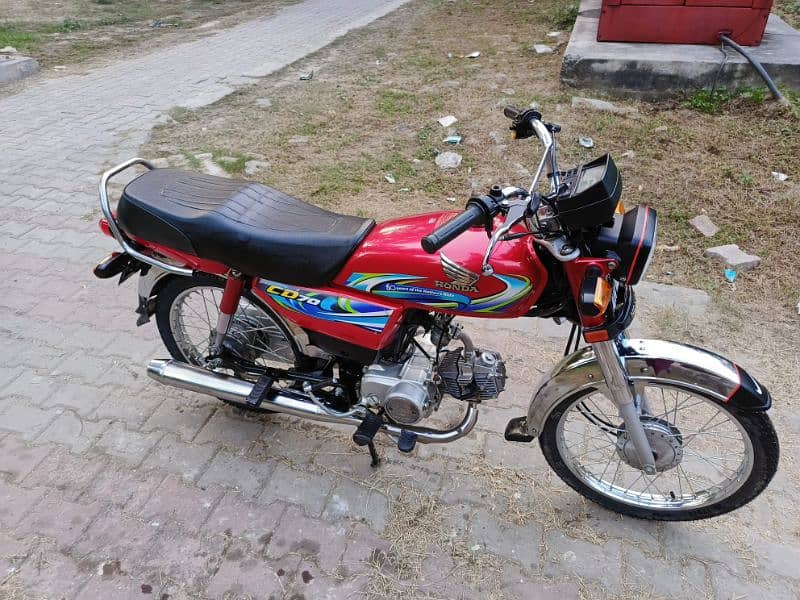 CD 70 Bike 2024 model 23/24 Just Buy And drive No work Require 1