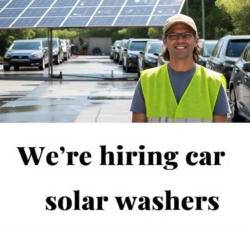 Car and Solar Washers Required 0