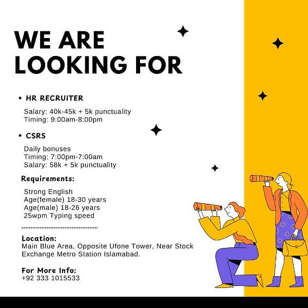 We are Hiring 0