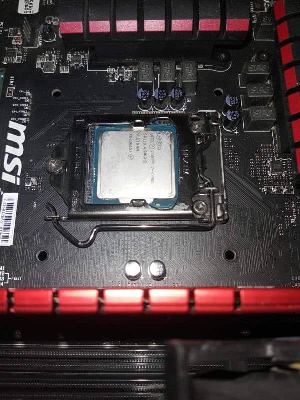 MSI h97 gaming 3 motherboard with core i7 4790k processor 1